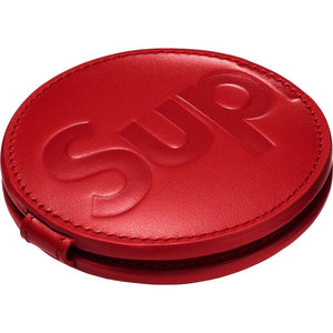 SUPREME LEATHER POCKET MIRROR-RED