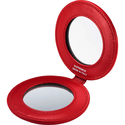 SUPREME LEATHER POCKET MIRROR-RED