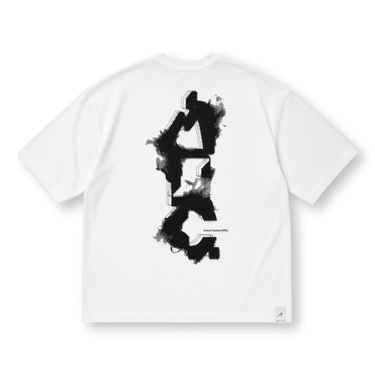 ARCHIVAL REINVENT ARC LOGO TEE-WHITE