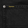 SUPREME LOOSE FIT S/S DENIM PAINTER SHIRT-BLACK