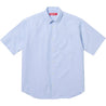 SUPREME LOOSE FIT S/S OXFORD SHIRT-BLUE