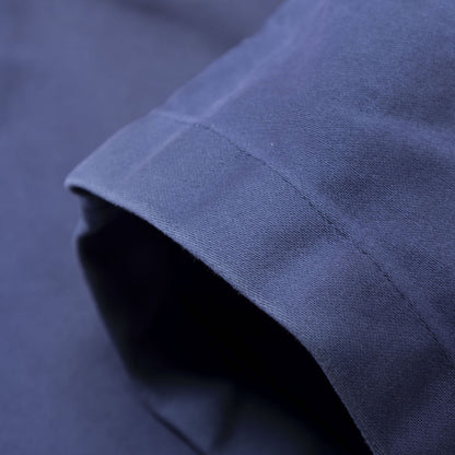 MADNESS VTG ONE-TUCK WORK PANTS (MOLESKIN) (MADE IN JAPAN)-BLUE IRIS