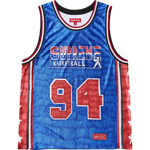 SUPREME MARKER BASKETBALL JERSEY-BLUE
