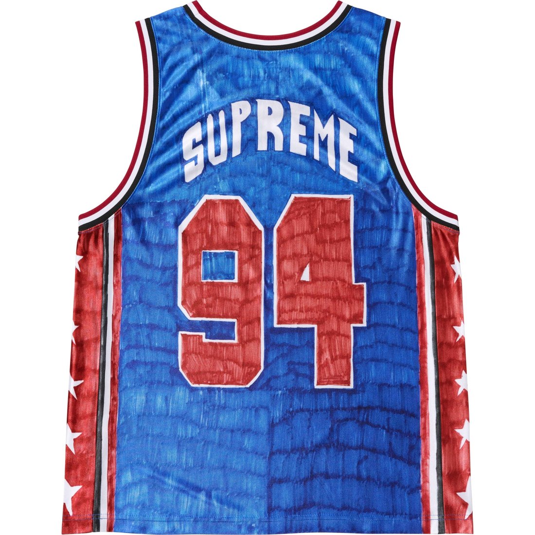 SUPREME MARKER BASKETBALL JERSEY-BLUE