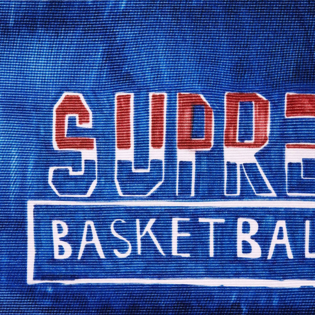 SUPREME MARKER BASKETBALL SHORT-BLUE