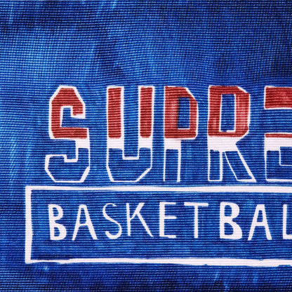 SUPREME MARKER BASKETBALL SHORT-BLUE