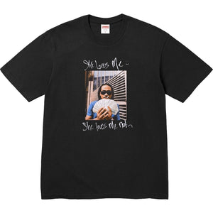 SUPREME MAX B TEE-BLACK