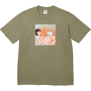 SUPREME MOUSE TEE-OLIVE
