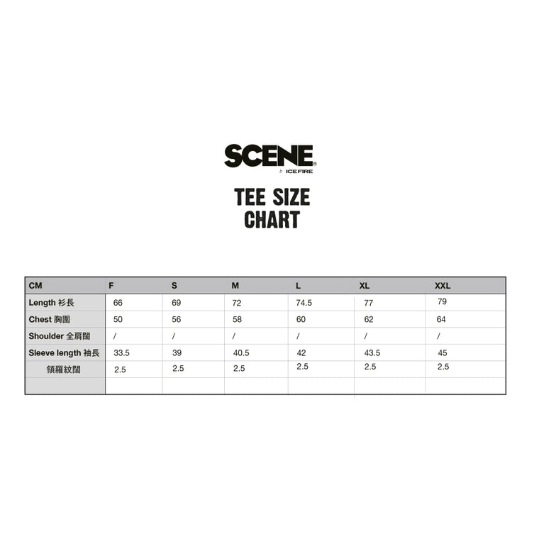 SCENE BY ICE FIRE X IVY BOY RIDE TEE-BLACK / WHITE