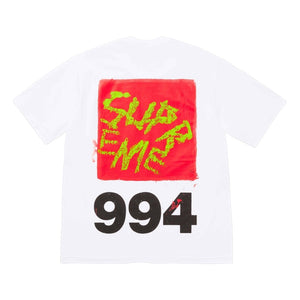 SUPREME PAINT TEE-WHITE