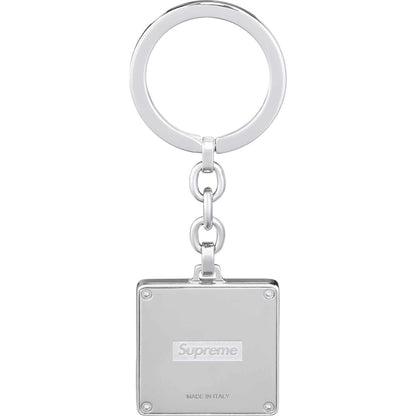 SUPREME PUZZLE KEYCHAIN-SILVER