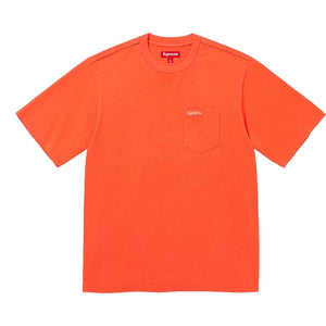 SUPREME S/S POCKET TEE-ORANGE