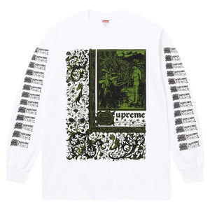 SUPREME SAINT SEBASTIAN L/S TEE-WHITE