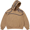 SUPREME SHOULDER SCRIPT HOODED SWEATSHIRT-TAN