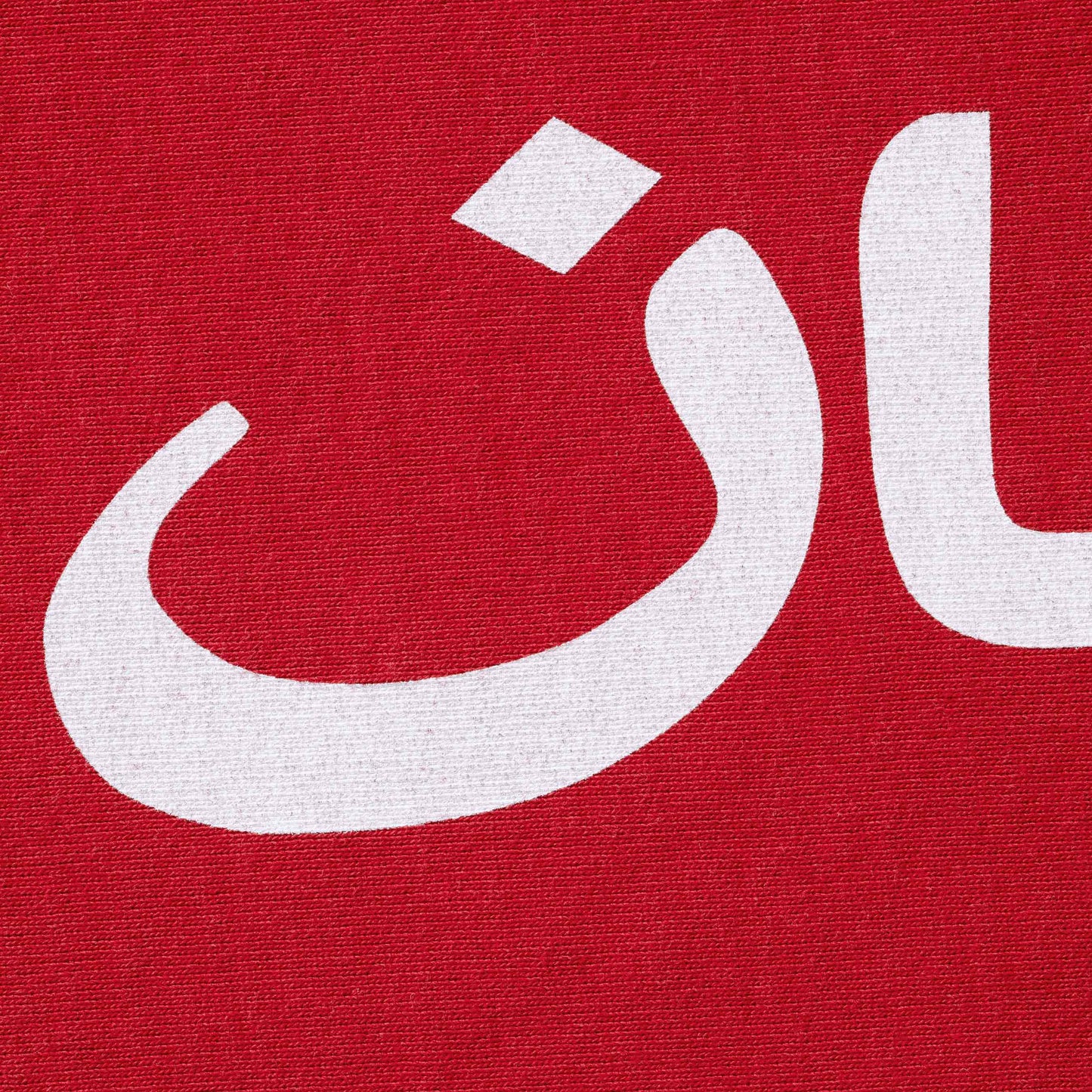 SUPREME ARABIC LOGO HOODED SWEATSHIRT-RED