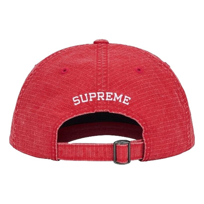 SUPREME ARABIC LOGO RIPSTOP 6-PANEL-RED