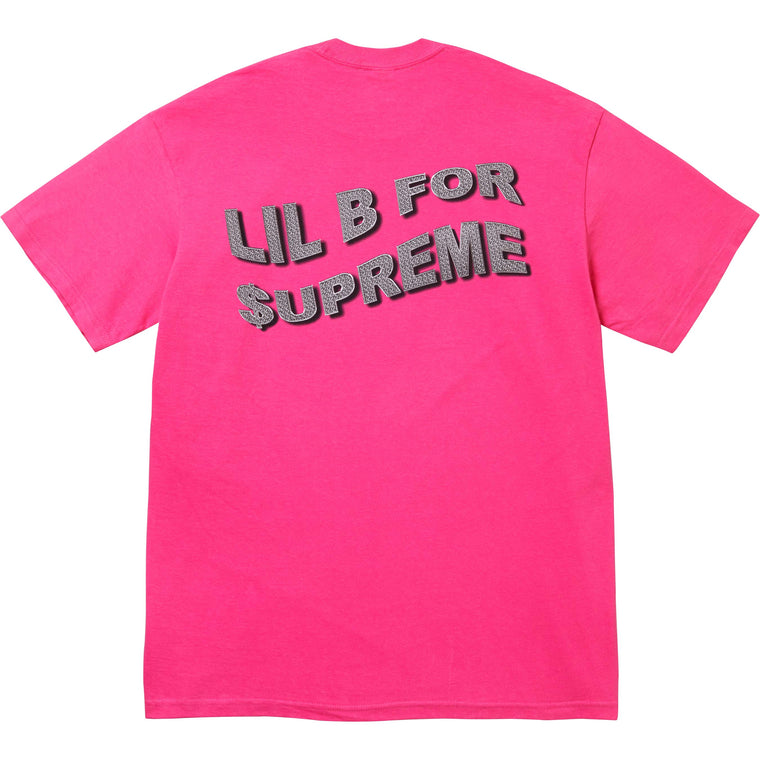 SUPREME BASED TEE-FUCHSIA