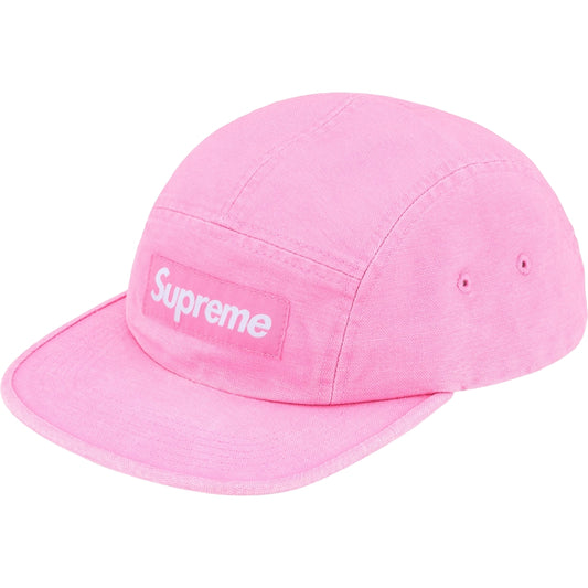 SUPREME CANVAS CAMP CAP-PINK