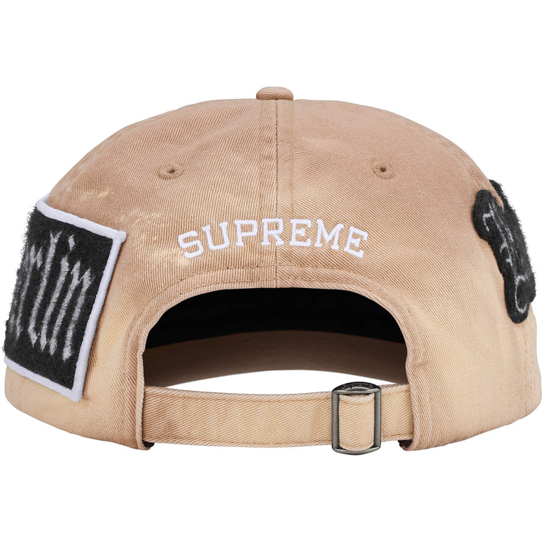 SUPREME CITY PATCHES 6-PANEL-TAN