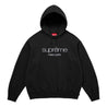 SUPREME CLASSIC LOGO HOODED SWEATSHIRT-BLACK