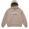 SUPREME CLASSIC LOGO HOODED SWEATSHIRT-TAUPE