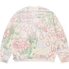 SUPREME COLLAGE EMBROIDERED SWEATER-WHITE