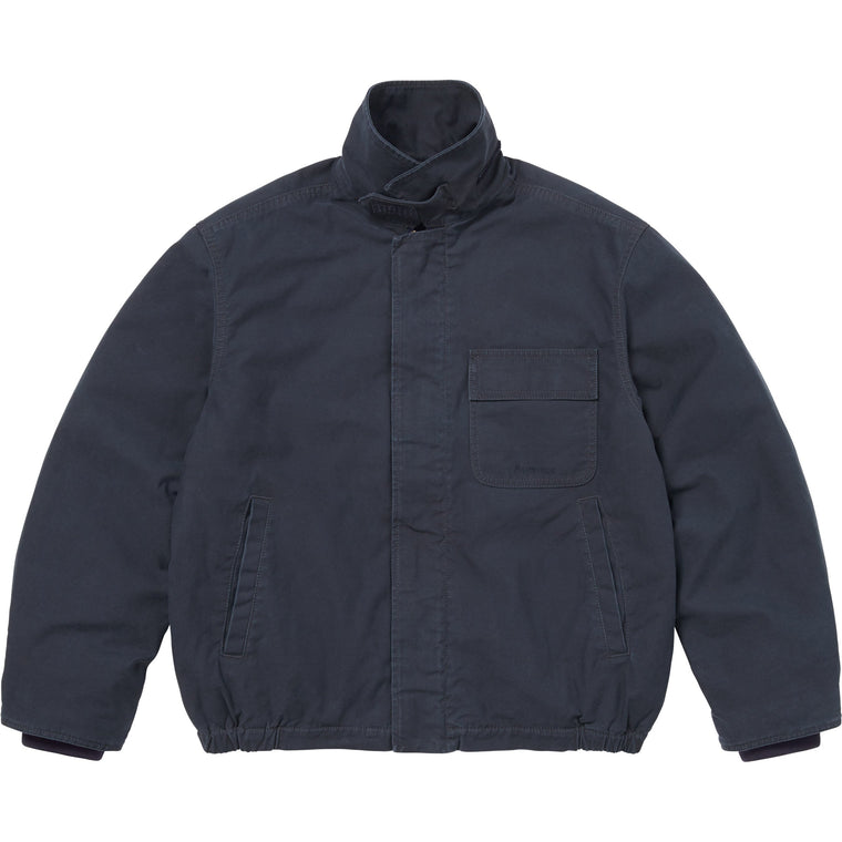 SUPREME CORDURA TWILL UTILITY JACKET-NAVY