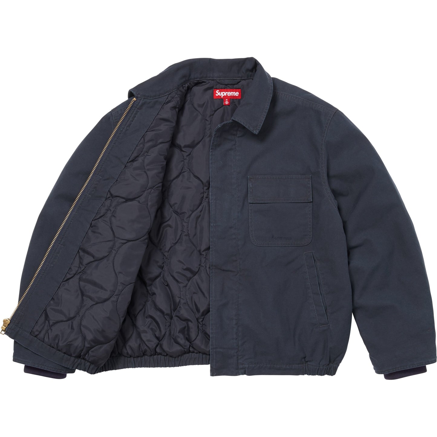 SUPREME CORDURA TWILL UTILITY JACKET-NAVY
