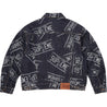 SUPREME DENIM TRUCKER JACKET-LICENSE PLATE