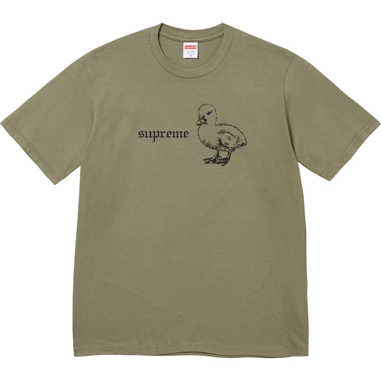 SUPREME DUCK TEE-LIGHT OLIVE