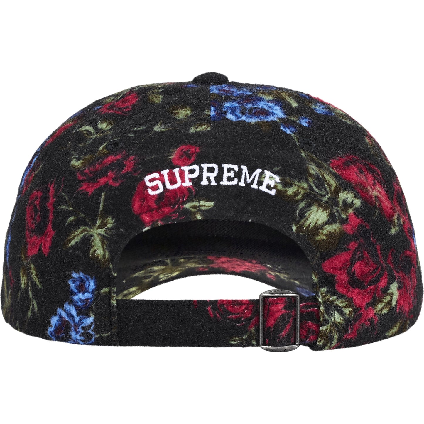 SUPREME FLORAL FLANNEL 6-PANEL-BLACK