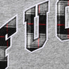 SUPREME FUCK EM PLAID S/S TOP-HEATHER GREY