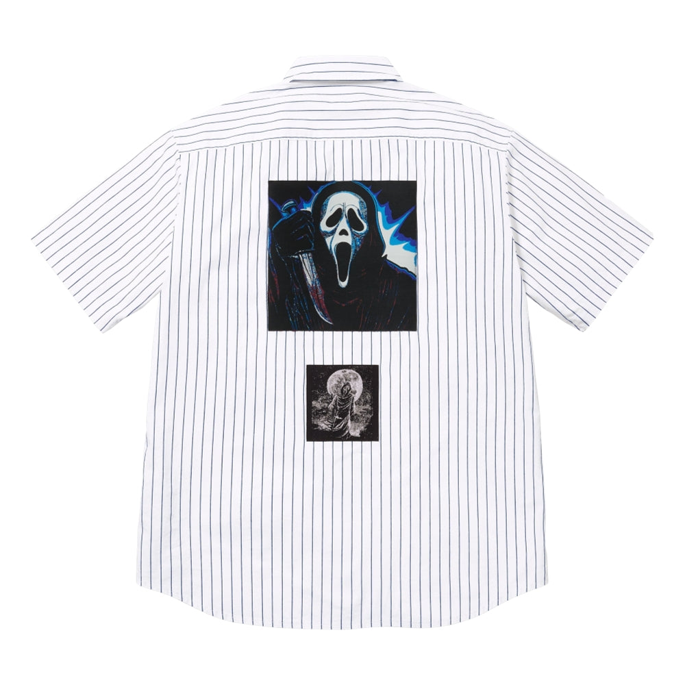 SUPREME GHOSTFACE® S/S WORK SHIRT-STRIPE