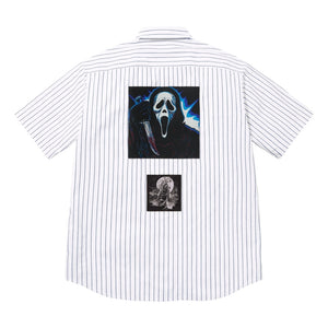 SUPREME GHOSTFACE® S/S WORK SHIRT-STRIPE