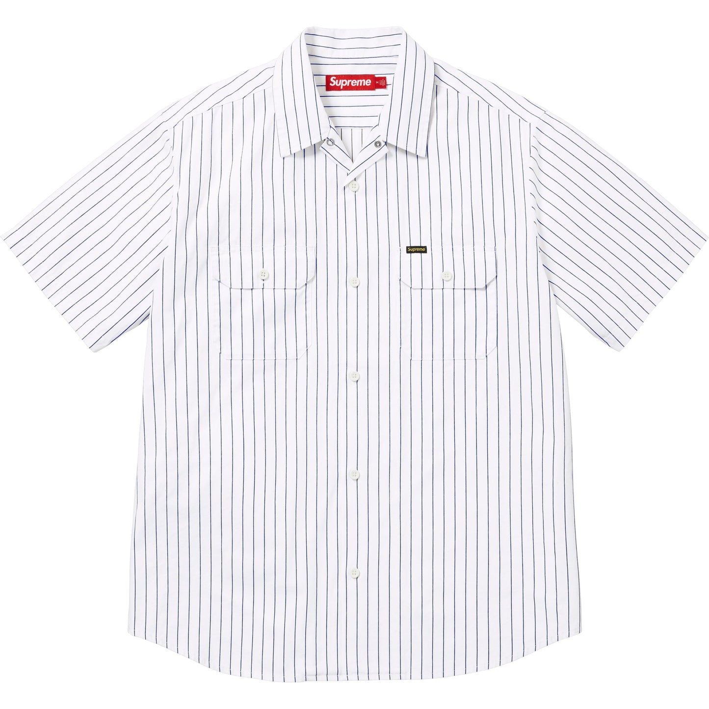 SUPREME GHOSTFACE® S/S WORK SHIRT-STRIPE