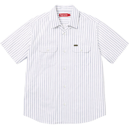 SUPREME GHOSTFACE® S/S WORK SHIRT-STRIPE
