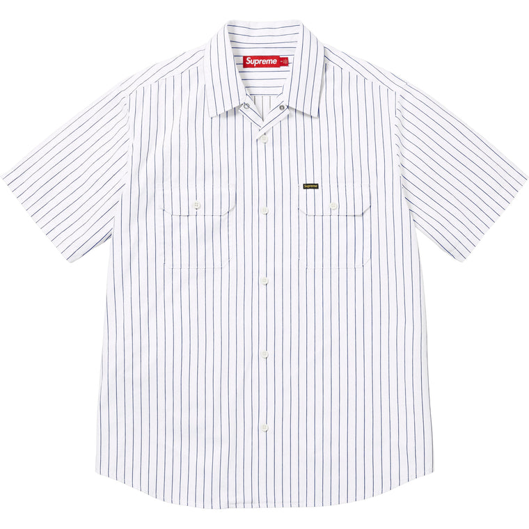 SUPREME GHOSTFACE® S/S WORK SHIRT-STRIPE