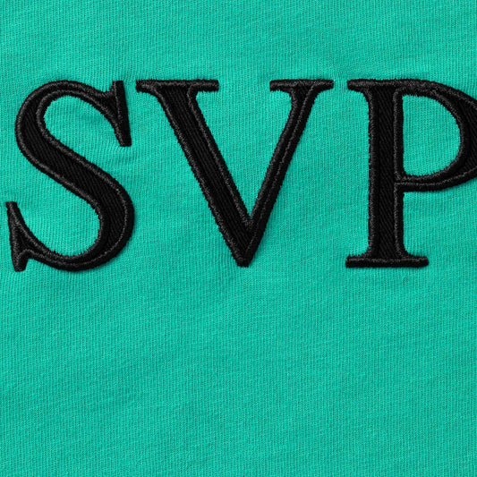SUPREME GREEK S/S TOP-AQUA