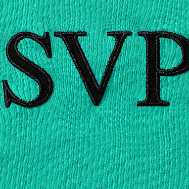 SUPREME GREEK S/S TOP-AQUA