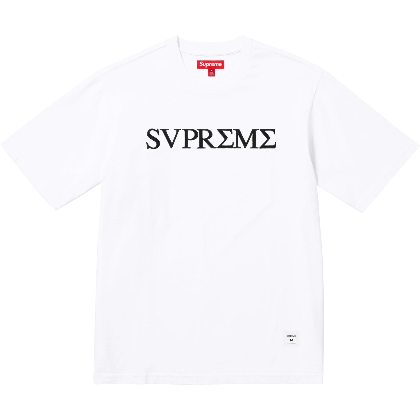 SUPREME GREEK S/S TOP-WHITE