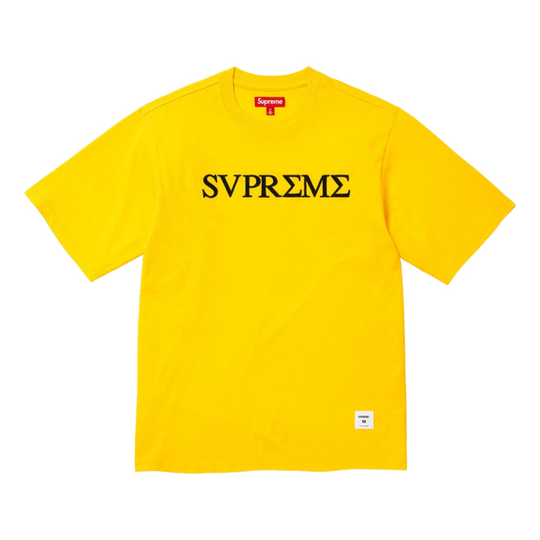 SUPREME GREEK S/S TOP-YELLOW
