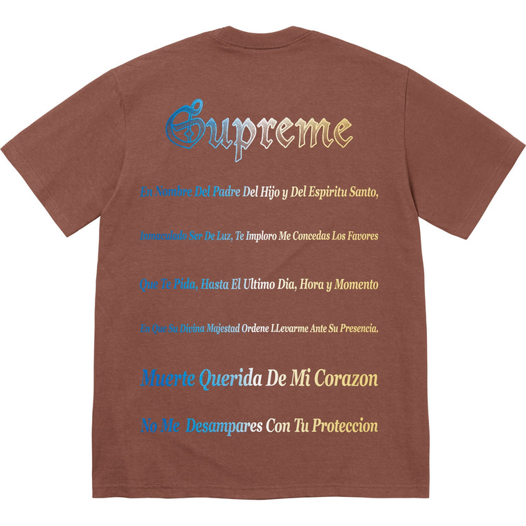 SUPREME GRIM REAPER TEE-BROWN