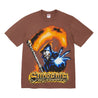 SUPREME GRIM REAPER TEE-BROWN
