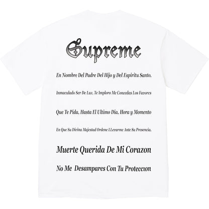 SUPREME GRIM REAPER TEE-WHITE