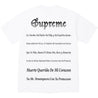 SUPREME GRIM REAPER TEE-WHITE