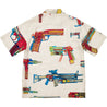 SUPREME GUNS SILK S/S SHIRT-WHITE