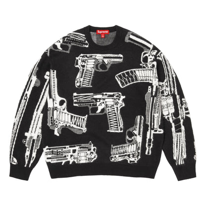 SUPREME GUNS SWEATER-BLACK