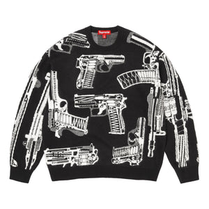 SUPREME GUNS SWEATER-BLACK