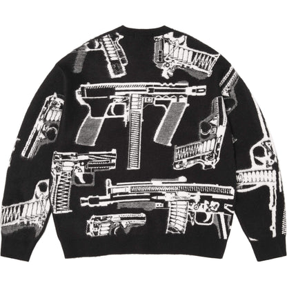 SUPREME GUNS SWEATER-BLACK