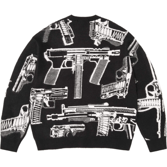 SUPREME GUNS SWEATER-BLACK